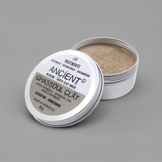 Ghassoul Clay Face Mask: Purify & Balance Skin - 80g