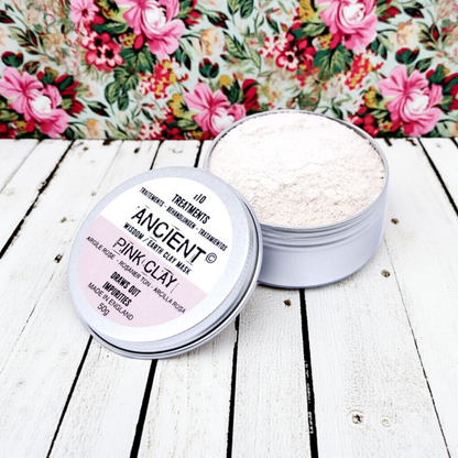 Pink Clay Face Mask For Sensitive Skin - 50g - Bath & Soak
