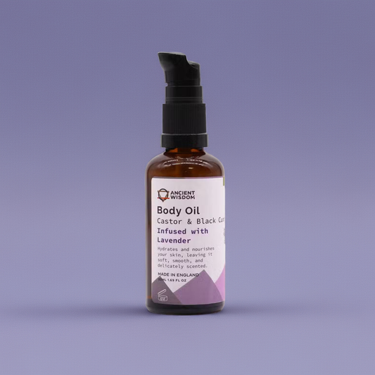 Organic Lavender Body Oil: Soothing Hydration - 50ml
