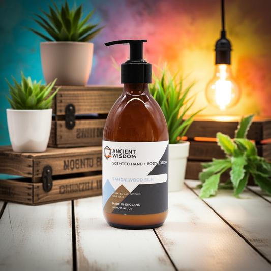 Sandalwood Silk Scented Hand & Body Lotion - 300ml - Bath & Soak