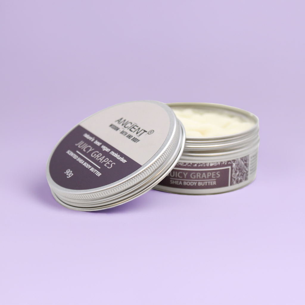 Scented Shea Body Butter: Juicy Grapes - 90g