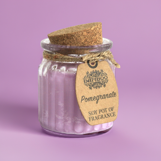 Fragrance Candle Pots: Pomegranate - (Set of 2)