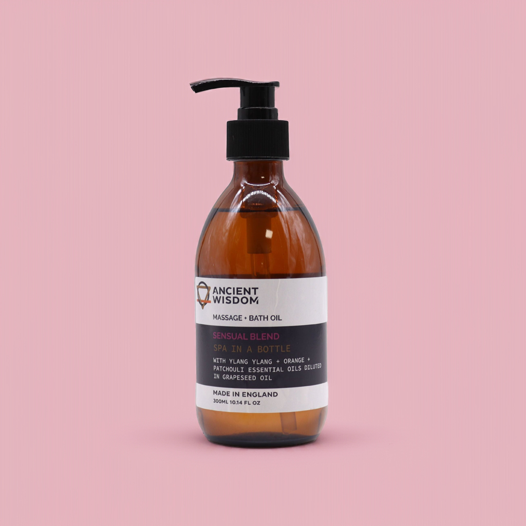 Ylang-Ylang, Orange + Patchouli Massage Oil: Sensual - 300ml