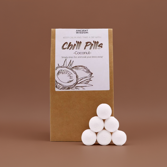 Pack of 30 Mini Bath Bombs - Coconut