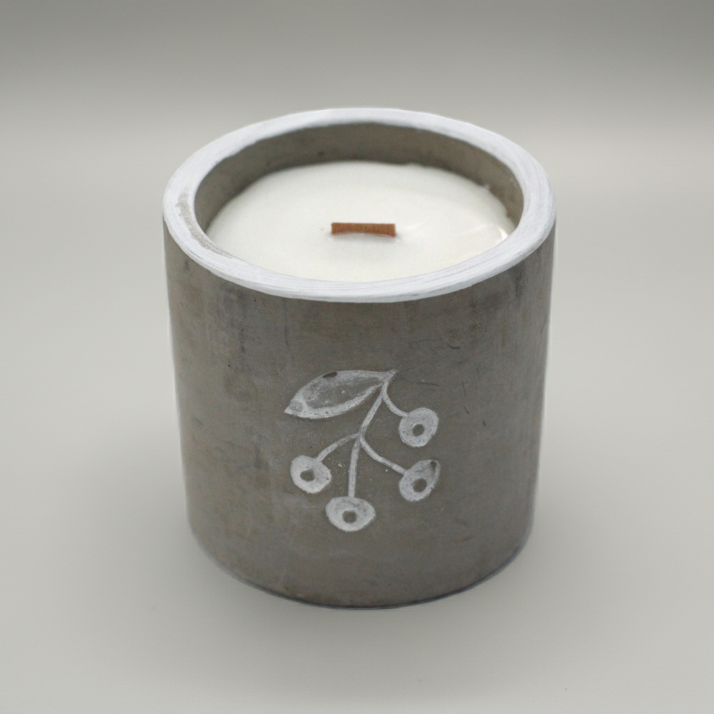 Concrete Candle - Juniper & Sweet Gin