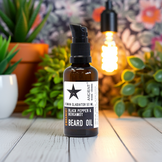 Roman Gladiator Beard Oil: Enhanced Softness - 50ml