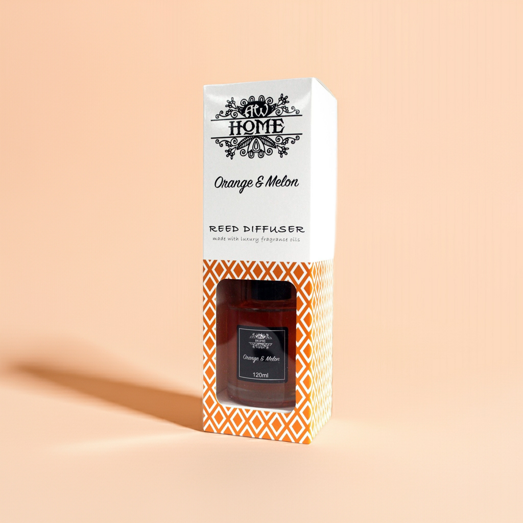 Fragrance Reed Diffuser: Orange & Melon - 120ml