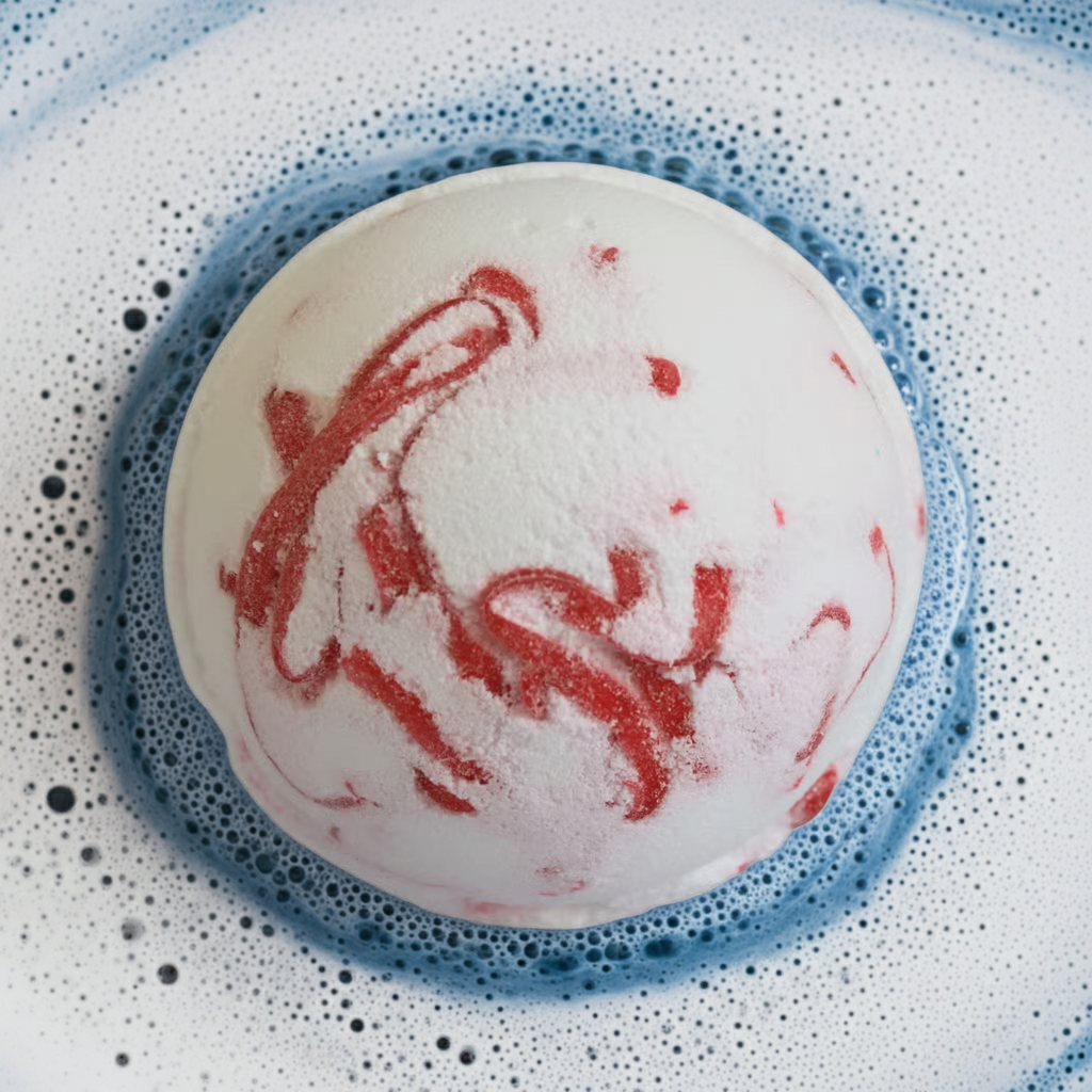 Strawberry Bath Bomb + Coconut Butter - 180g