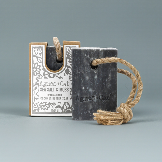 Soap On A Rope: Sea Salt & Moss - 150g