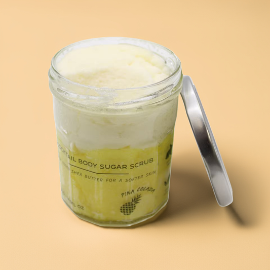 Piña Colada Exfoliating Sugar Body Scrub: Skin Softening Treat - 300g