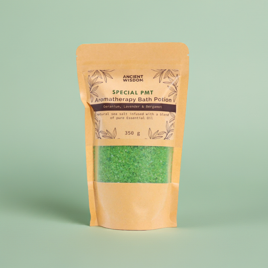 Aromatherapy Bath Salt: Geranium, Lavender & Bergamot - 350g