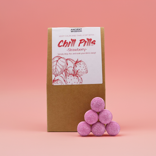 Pack of 30 Mini Bath Bombs - Strawberry