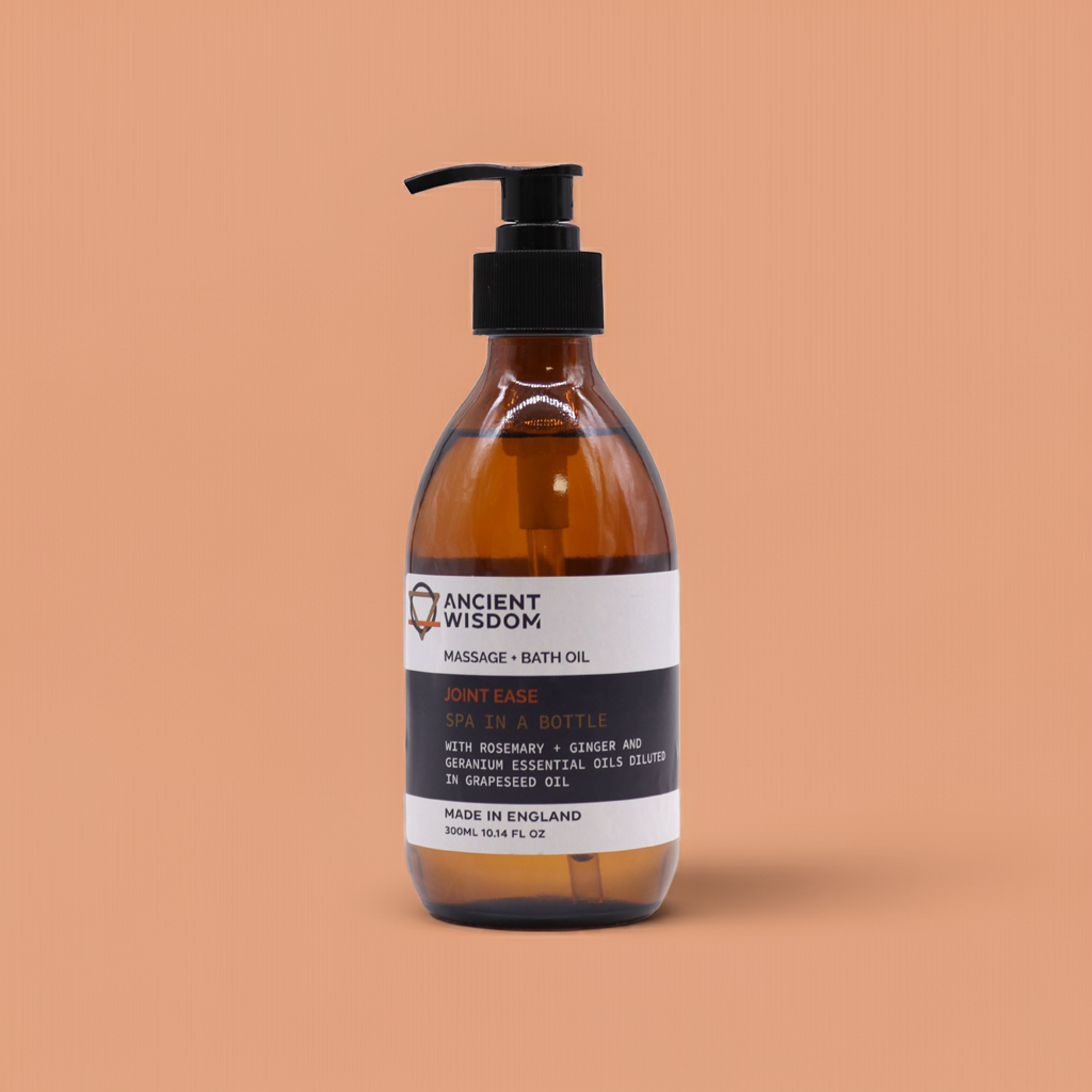 Rosemary, Ginger + Geranium Massage Oil: Joint Ease - 300ml