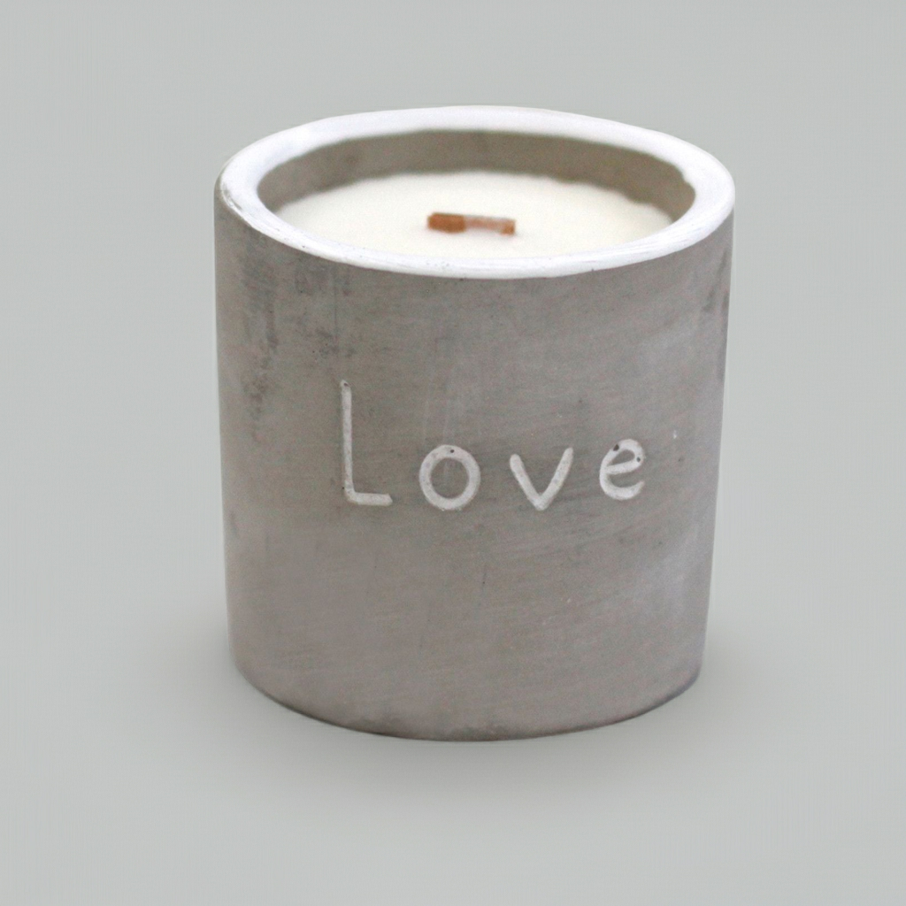 Concrete Candle - Purple Fig & Casis