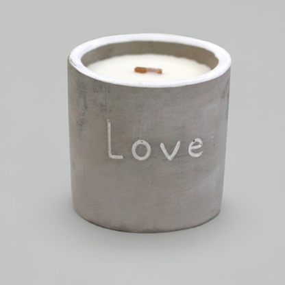 Concrete Candle - Purple Fig & Casis