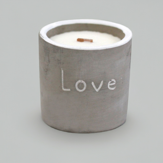 Concrete Candle - Purple Fig & Casis