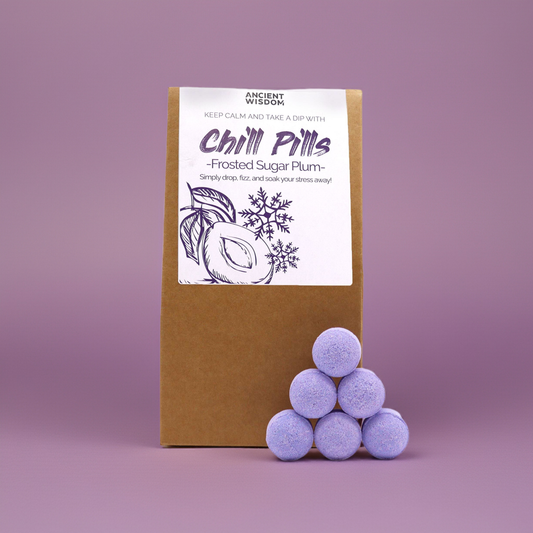 Pack of 30 Mini Bath Bombs - Frosted Sugar Plum