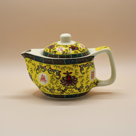 Herbal Teapot: Long Life Oriental Design - 350ml
