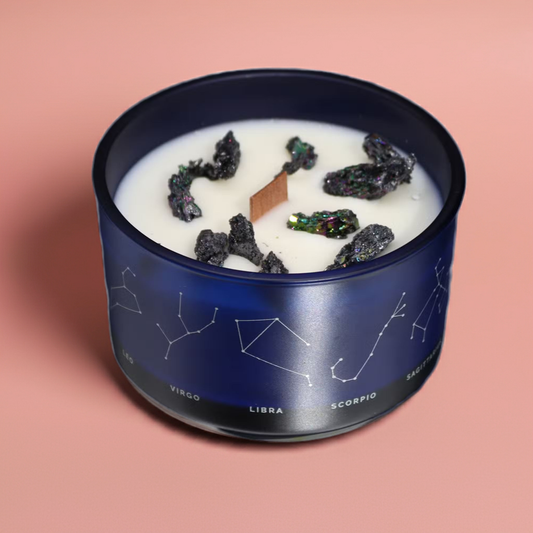 Zodiac Crystal Candle: Aries
