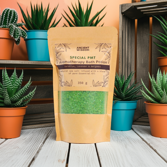 Geranium, Lavender & Bergamot Aromatherapy Bath Salt - 350g - Bath & Soak