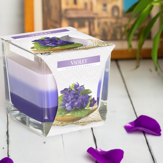 Violet Rainbow Jar Candle - 570g
