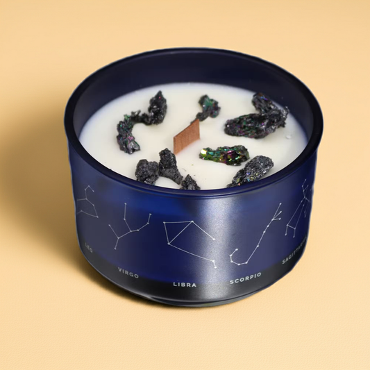 Zodiac Crystal Candle: Gemini