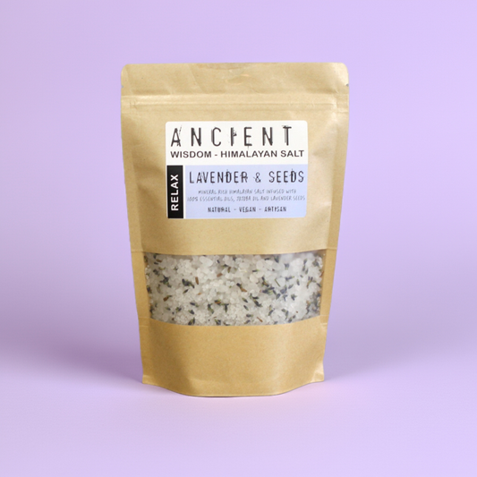 Lavender & Jojoba Oil Aromatherapy Himalayan Bath Salt - 500g