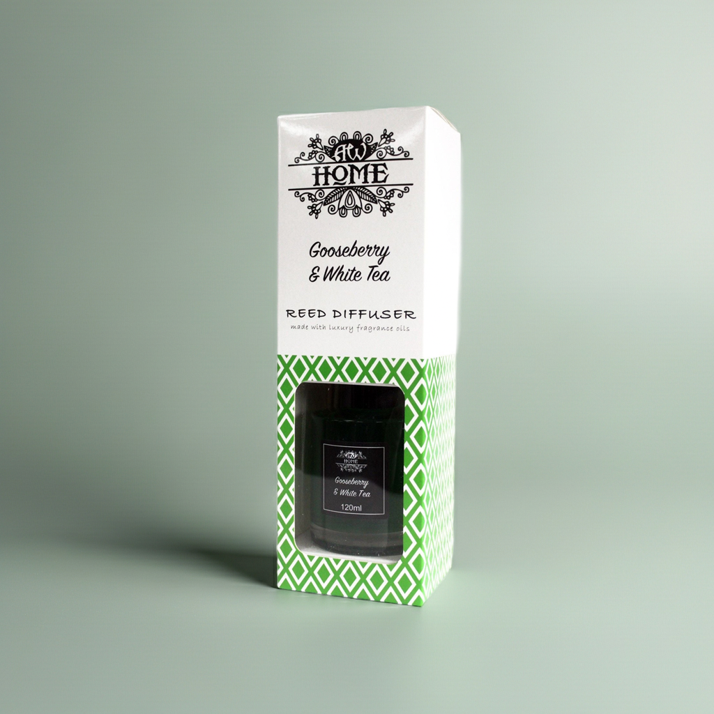 Fragrance Reed Diffuser: Gooseberry & White Tea - 120ml