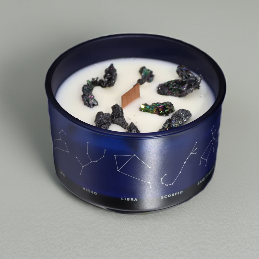 Zodiac Crystal Candle: Scorpio