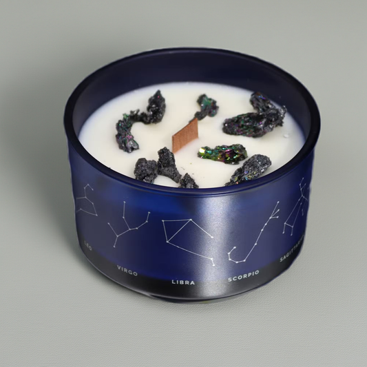 Zodiac Crystal Candle: Scorpio