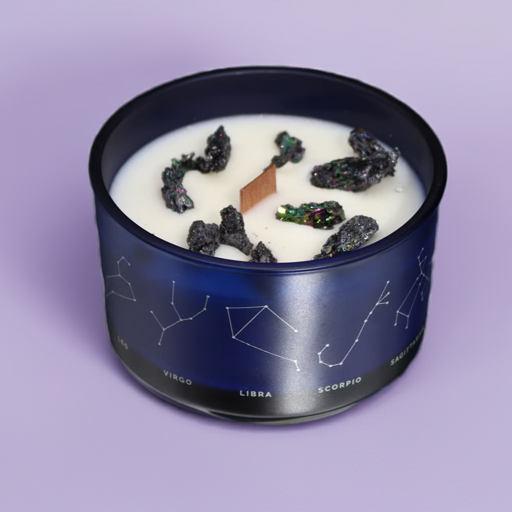 Zodiac Crystal Candle: Sagittarius