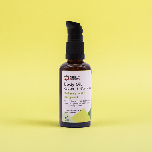 Organic Bergamot Body Oil: Rejuvenating & Uplifting Skincare - 50ml