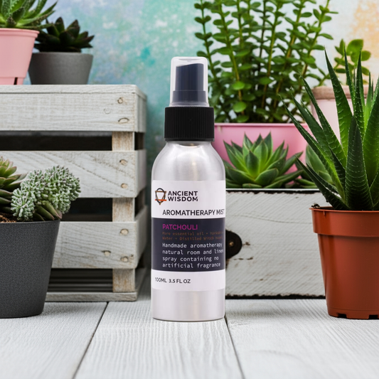 Patchouli Room Mist: Relaxation Essential Oil Mist - 100ml - Bath & Soak