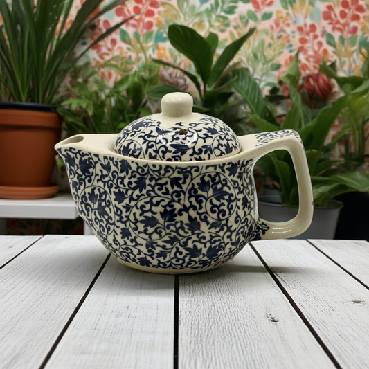 Herbal Teapot: Blue Pattern - 350ml