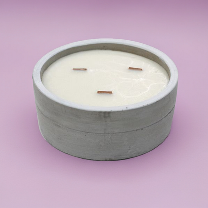 Concrete Candle - Patchouli & Dark Amber