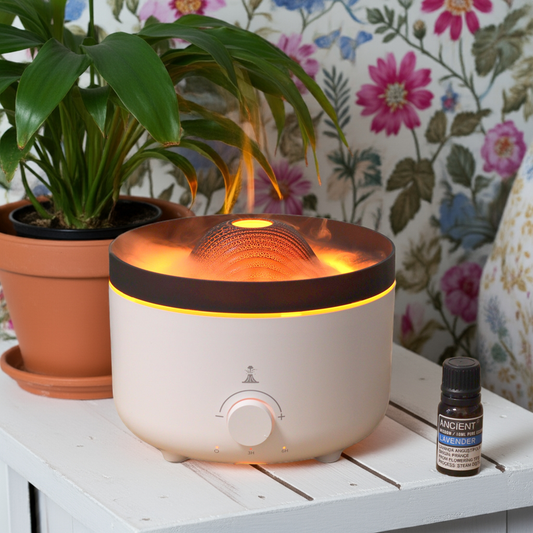 Volcano Aroma Diffuser: Flame & Mist Effects - 560ml Tank