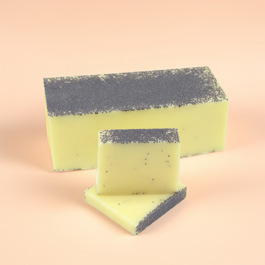 Lemon Poppy Soap Bar - Approx 100g