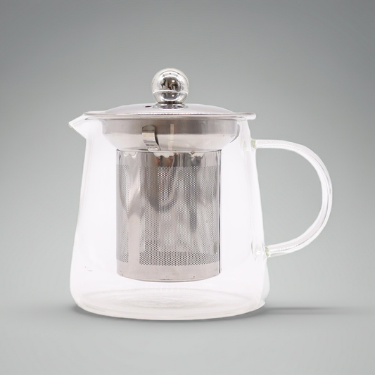 Glass Infuser Teapot: Flask Shape - 350ml