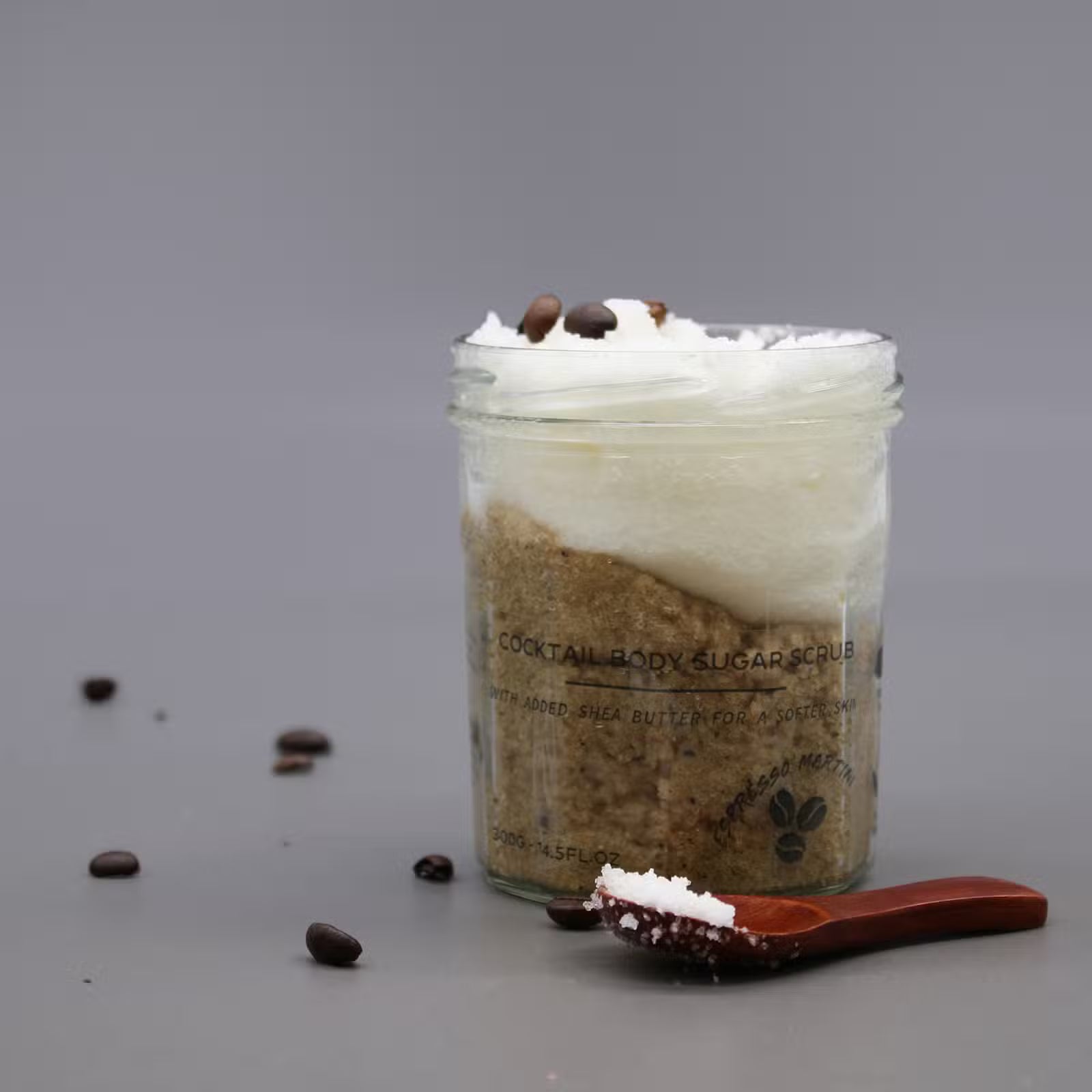 Espresso Martini Exfoliating Sugar Body Scrub: Smooth Skin Scrub - 300g