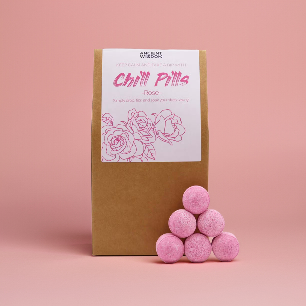 Pack of 30 Mini Bath Bombs - Rose