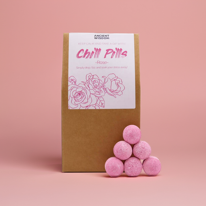 Pack of 30 Mini Bath Bombs - Rose