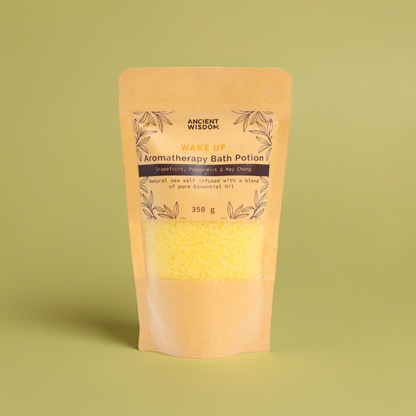 Aromatherapy Bath Salt: Grapefruit, Peppermint & May Chang - 350g