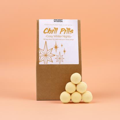 Pack of 30 Mini Bath Bombs - Cosy Winter Nights