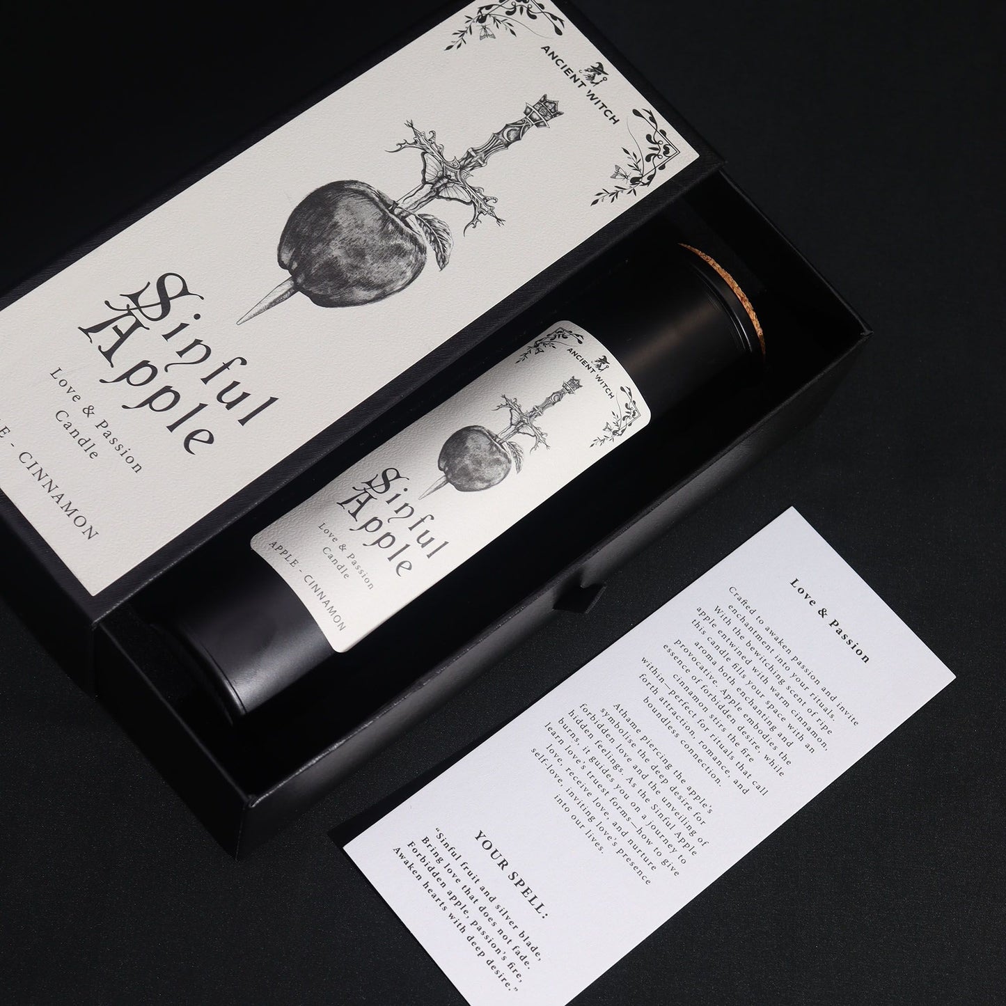 Ancient Witch Ritual Candle: Sinful Apple