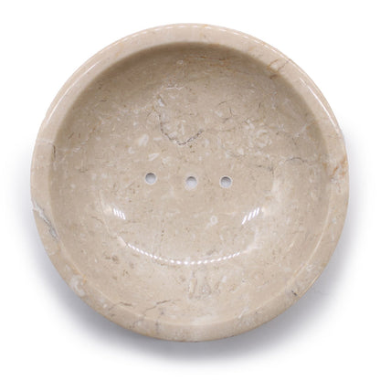 Rounded Honey Marble Soap Dish
