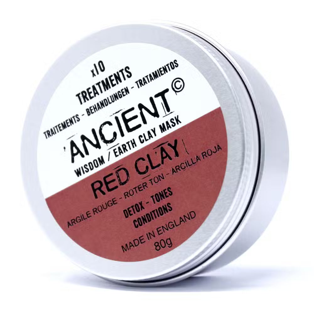 Red Clay Face Mask For Dry Skin - 80g - Bath & Soak