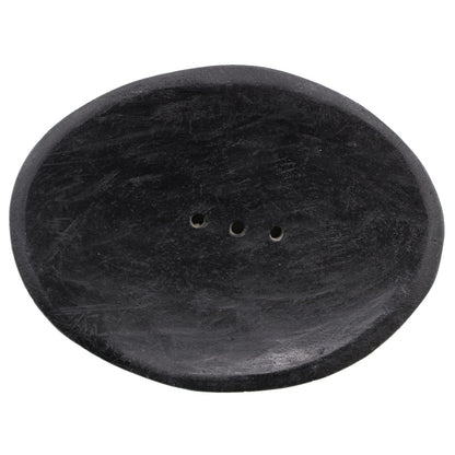 Black Marble Oval Soap Dish