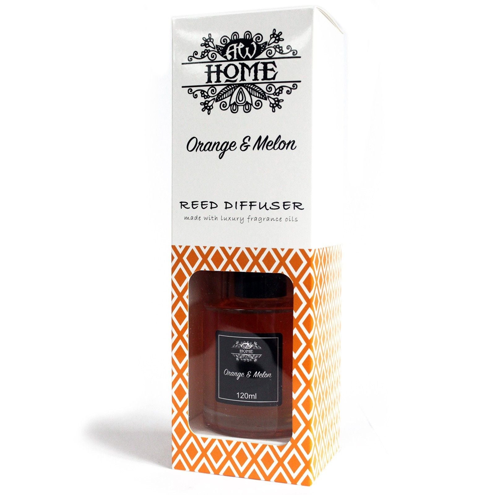 Fragrance Reed Diffuser: Orange & Melon - 120ml