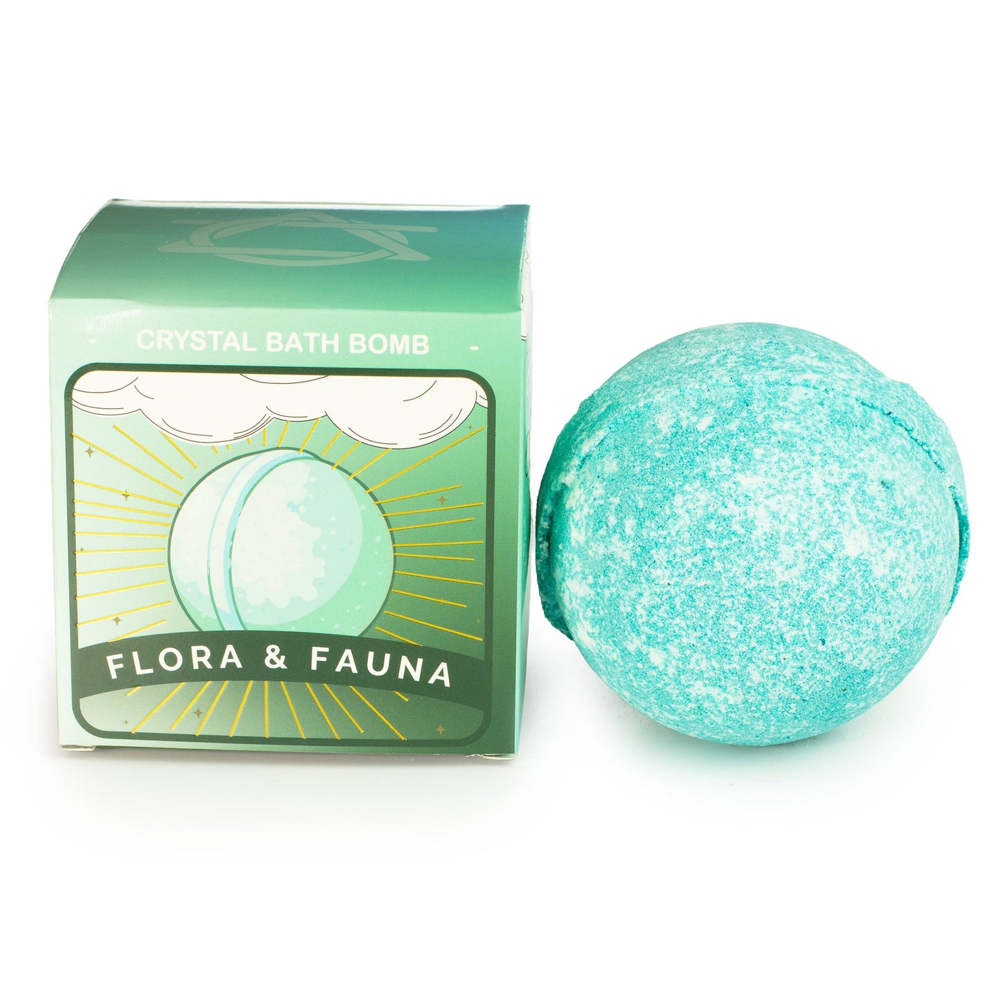Elemental Crystal Bath Bomb: Flora & Fauna - 180g
