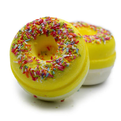 Lemon Meringue Doughnut Bath Bomb - 180g - Bath & Soak